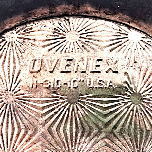 Vintage OVENEX STARBURST Pie Tin /Tart Pan N-310-10” USA (9.5 OD - 8.5" ID) x 1" - Picture 4 of 7